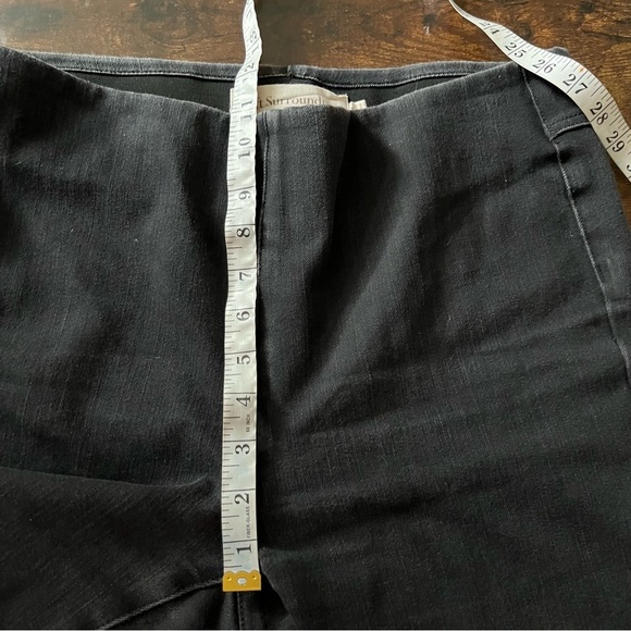 Soft Surroundings The Ultimate Denim Pull On Slim Jeans Faded Black Wash SZ M - Picture 3 of 11
